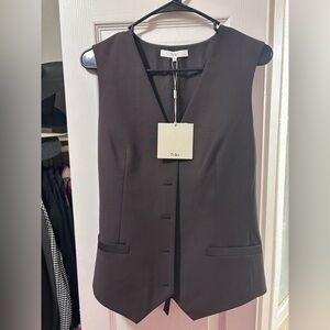 Tibi Tropical Wool Vest